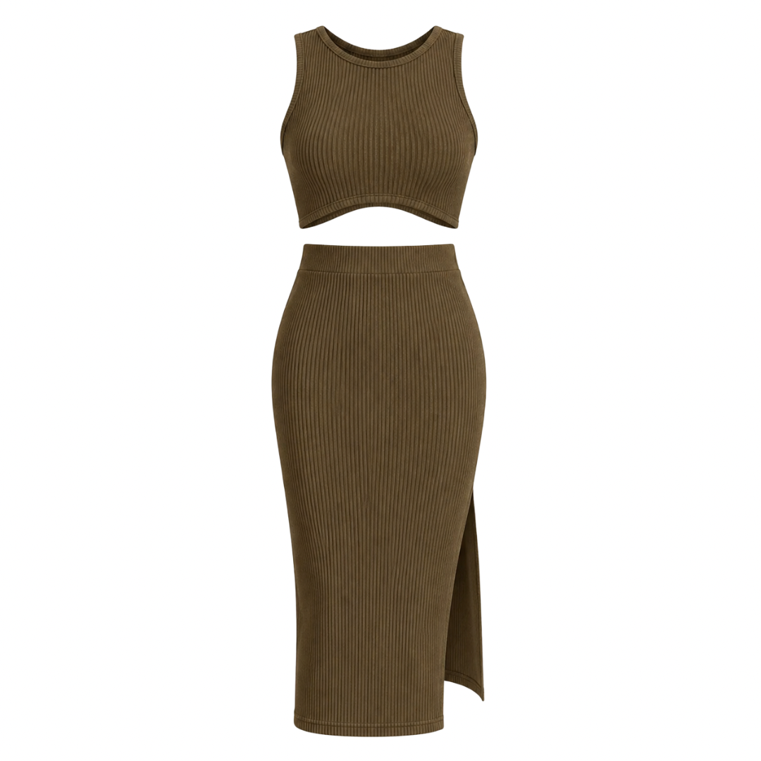 Knitted Two-Piece Set