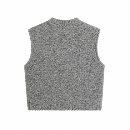Textured Knit Vest