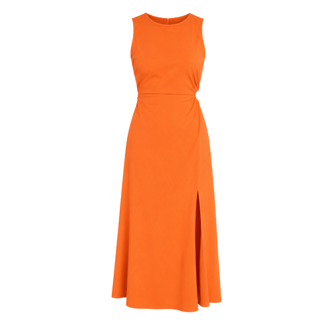 Midi Dress Front Slit
