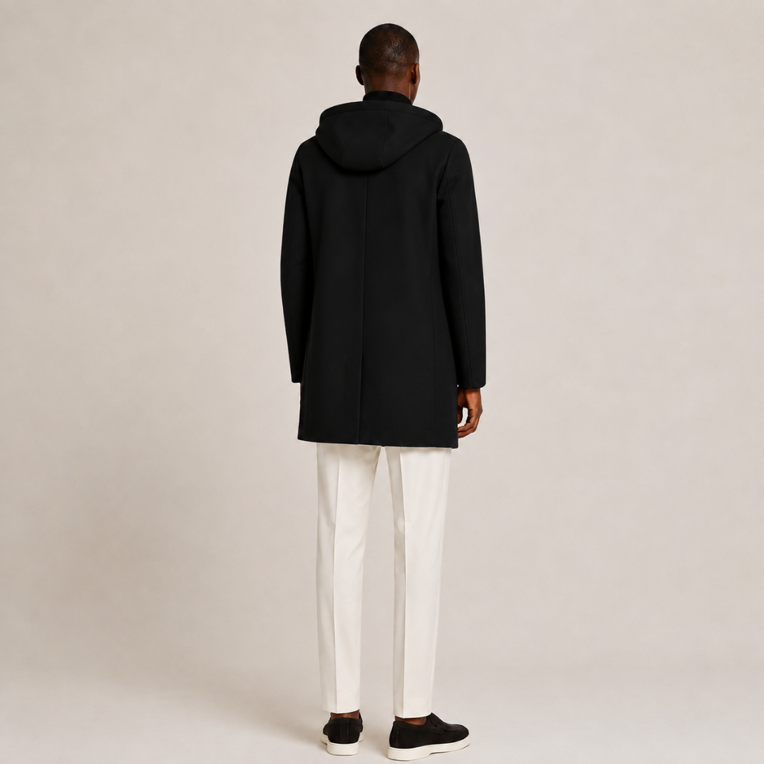 Hooded Wool Coat