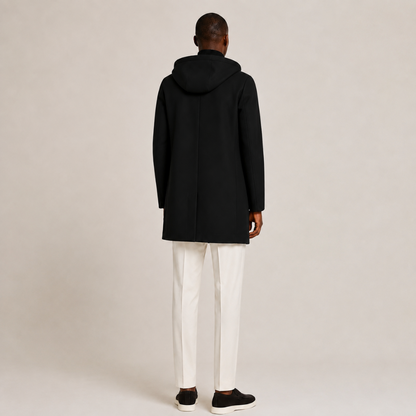 Hooded Wool Coat