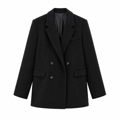 Double-Breasted Wool Blazer