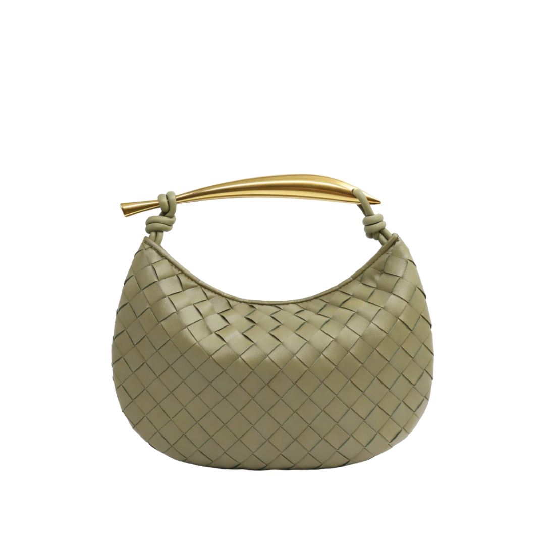 Woven Leather Handbag