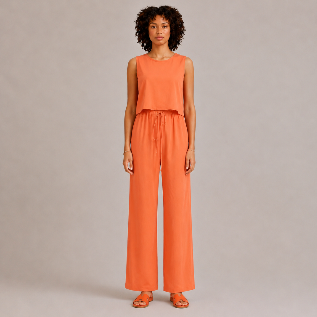 Cotton Linen Two-Piece Set