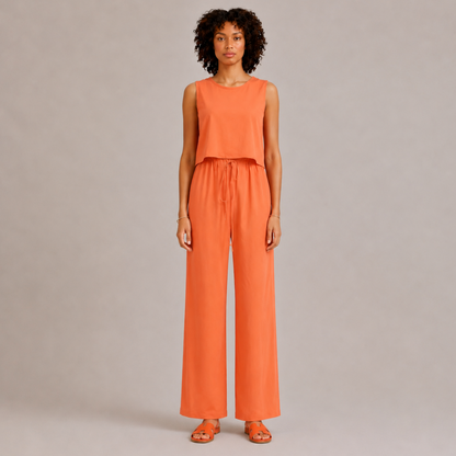 Cotton Linen Two-Piece Set