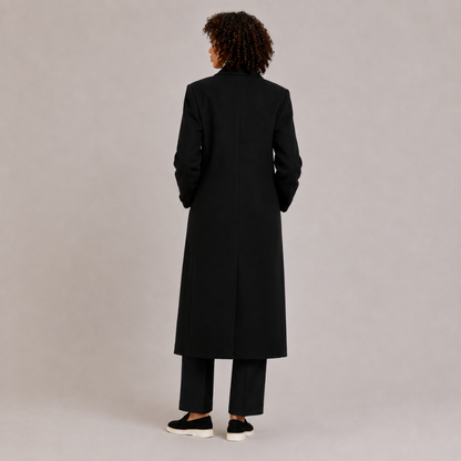 Double-Breasted Wool Coat
