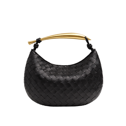 Woven Leather Handbag