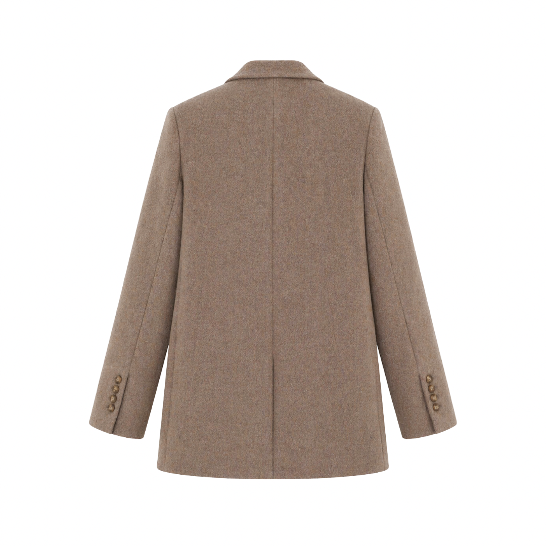 Double-Breasted Wool Blazer