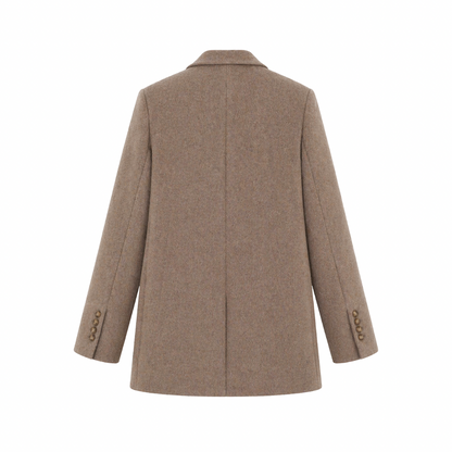 Double-Breasted Wool Blazer