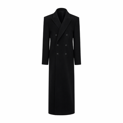 Double-Breasted Wool Coat