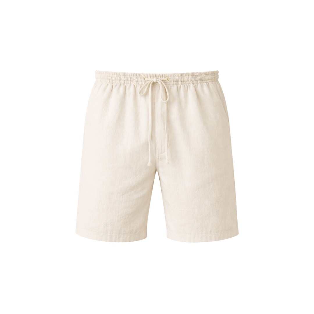 Linen Drawstring Shorts