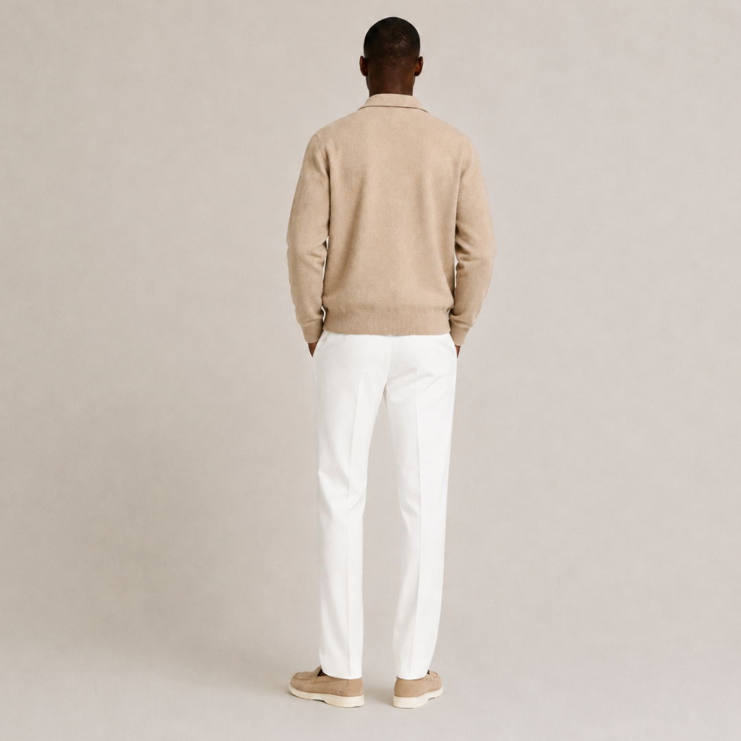 Wool Knit Cardigan With Pockets