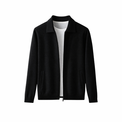 Wool Knit Cardigan With Pockets