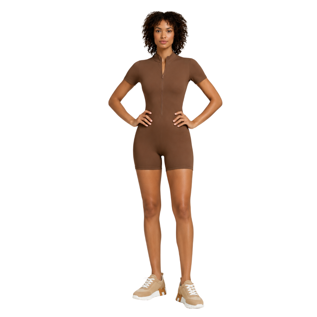 Activewear Zip Bodysuit