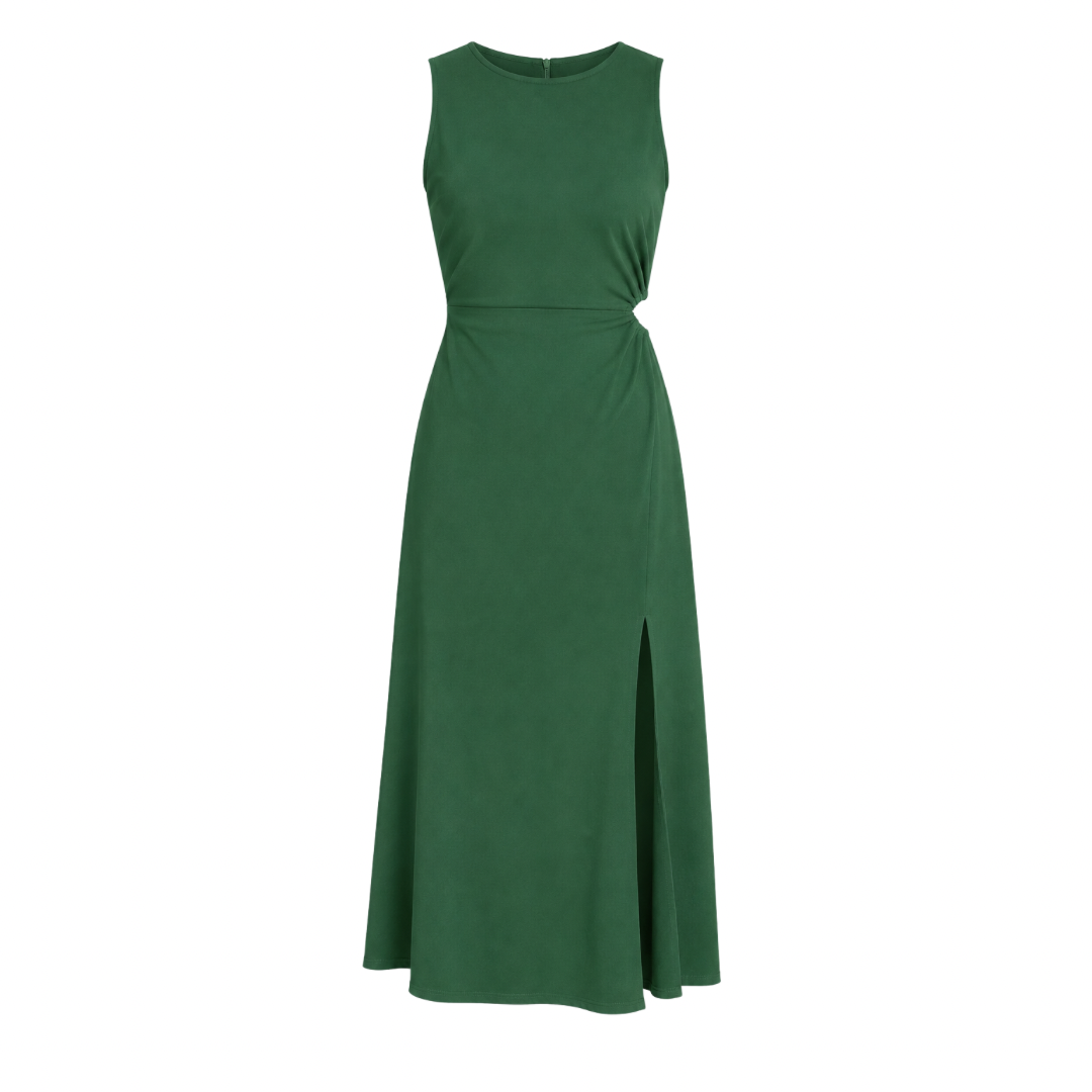 Midi Dress Front Slit