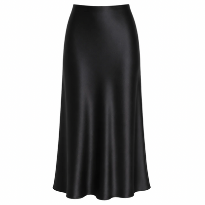 Silk Midi Skirt