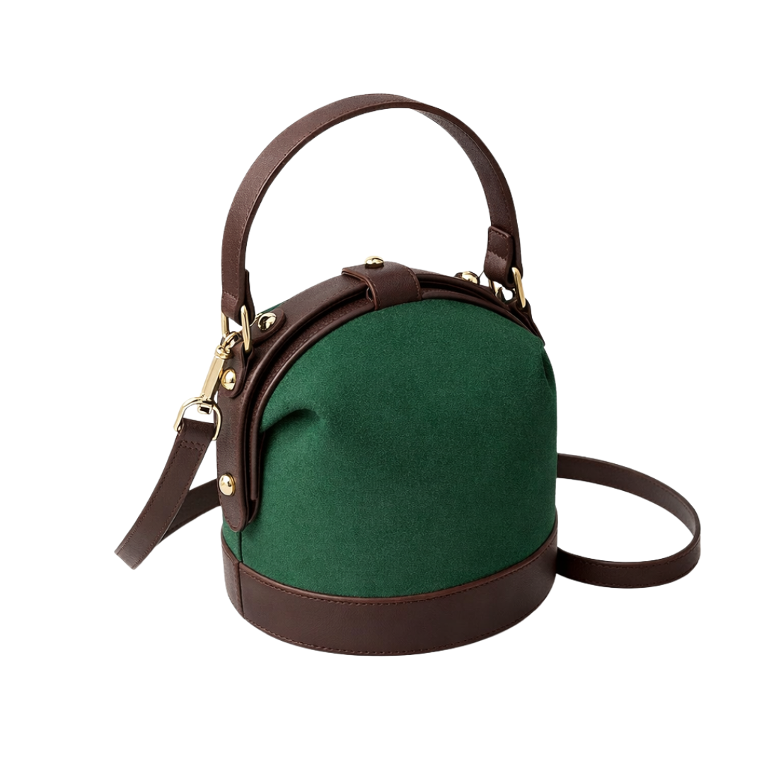 Crossbody Bucket Bag Green