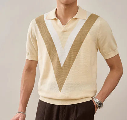 Vintage Striped Polo