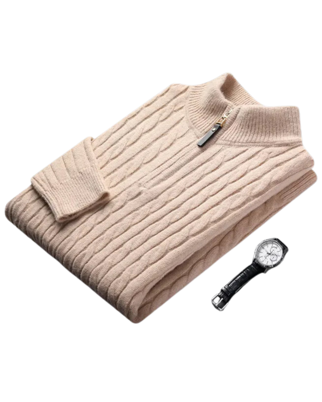 Relaxed Fit Knit Sweater Jacket