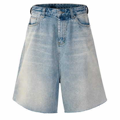 Loose Fit Denim Short