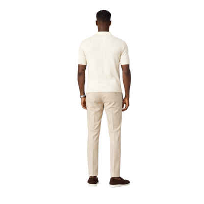 Slim Fit Knitted Polo Shirt