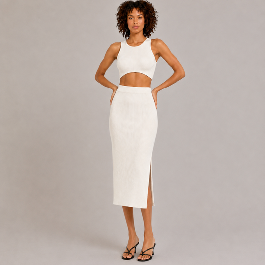 Knitted Two-Piece Set