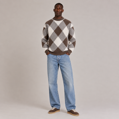 Argyle Knit Sweater