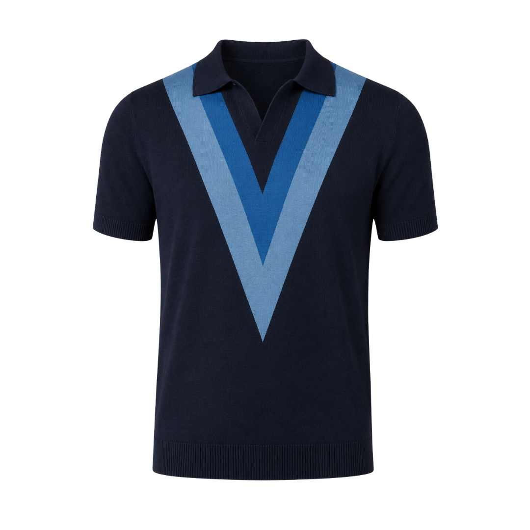 Retro Knit Polo