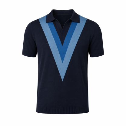 Retro Knit Polo