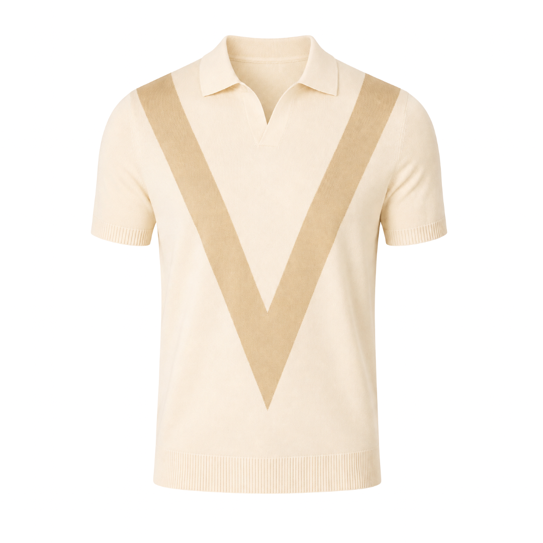 Retro Knit Polo