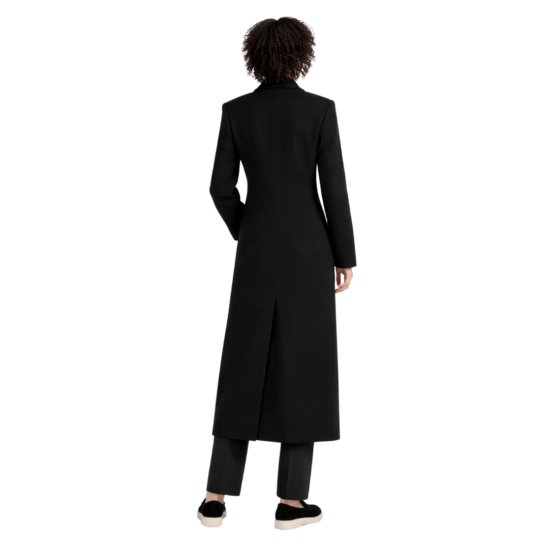 Double-Breasted Wool Coat