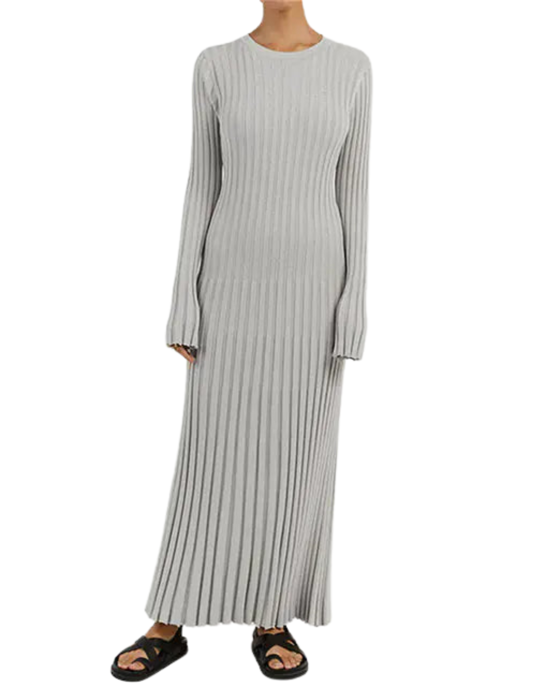 Ribbed Knit Maxi Dress