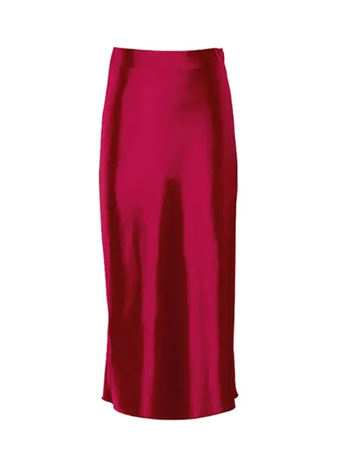Silk Long Skirt