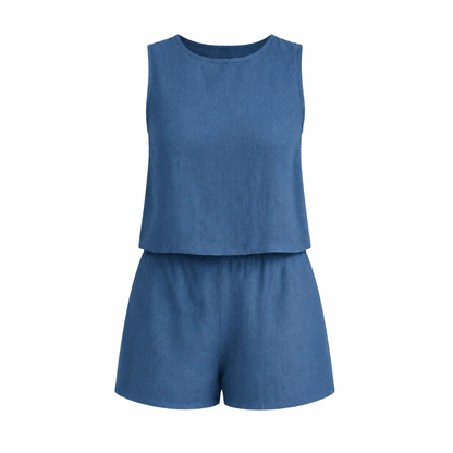 Sleeveless Top & Shorts Set