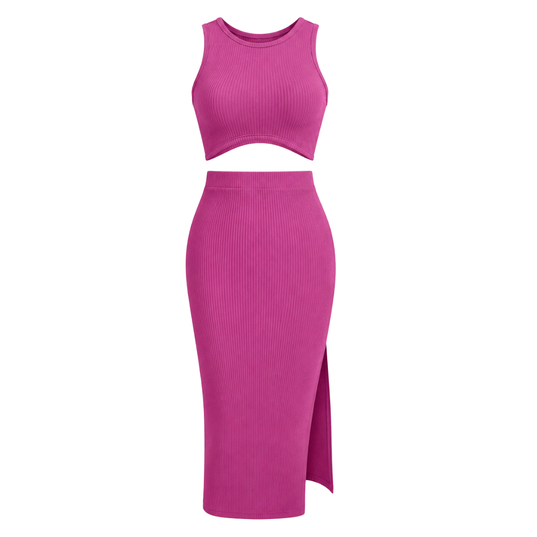 Knitted Two-Piece Set