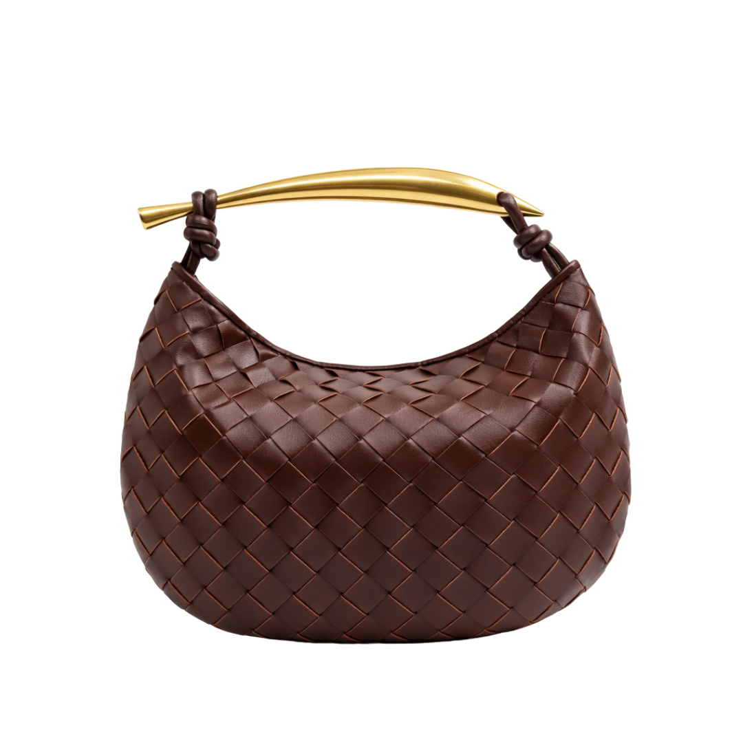 Woven Leather Handbag