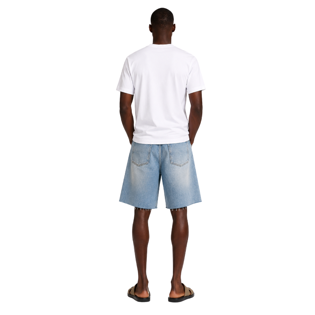 Loose Fit Denim Short