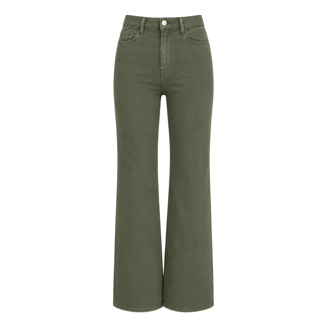 Stretch Flared Pants