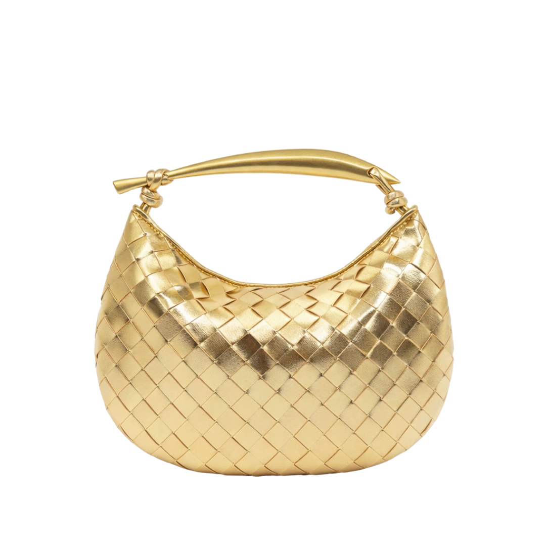 Woven Leather Handbag