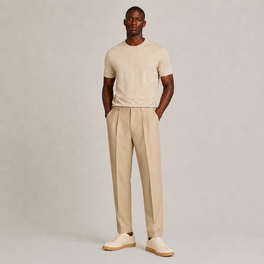 Tailored Straight-Leg Trousers