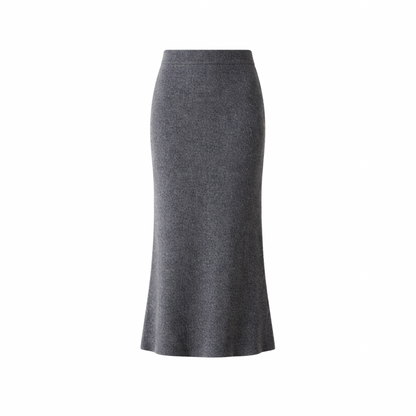 Wool Midi Skirt