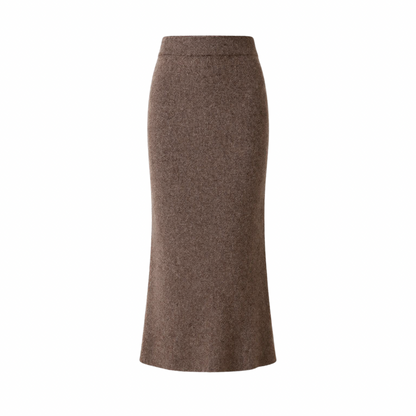 Wool Midi Skirt