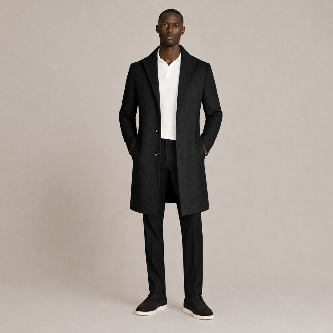Tailored Wool Overcoat