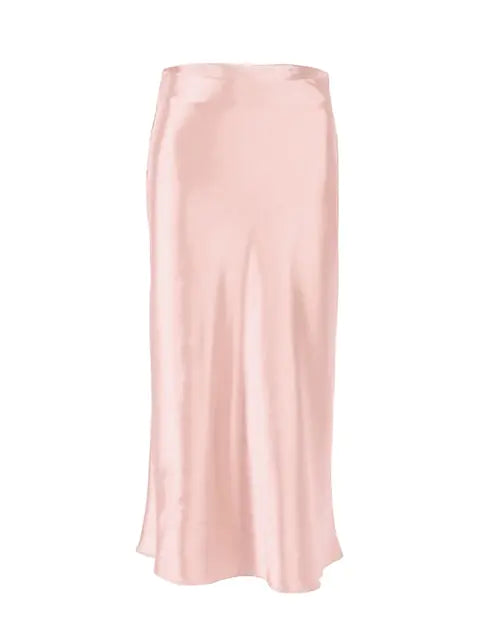 Silk Long Skirt