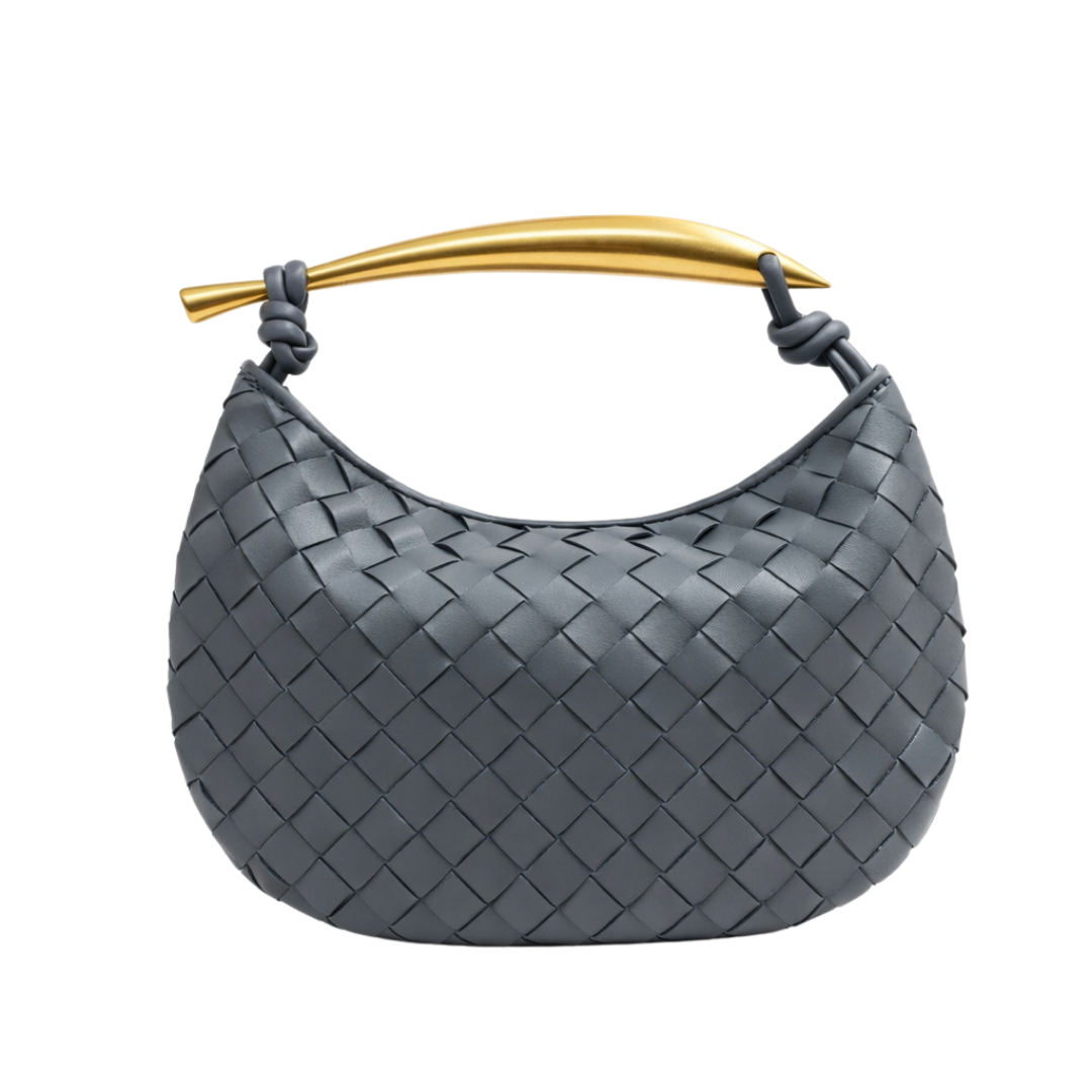 Woven Leather Handbag
