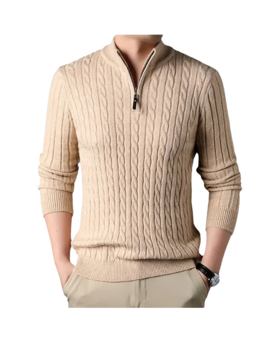 Relaxed Fit Knit Sweater Jacket
