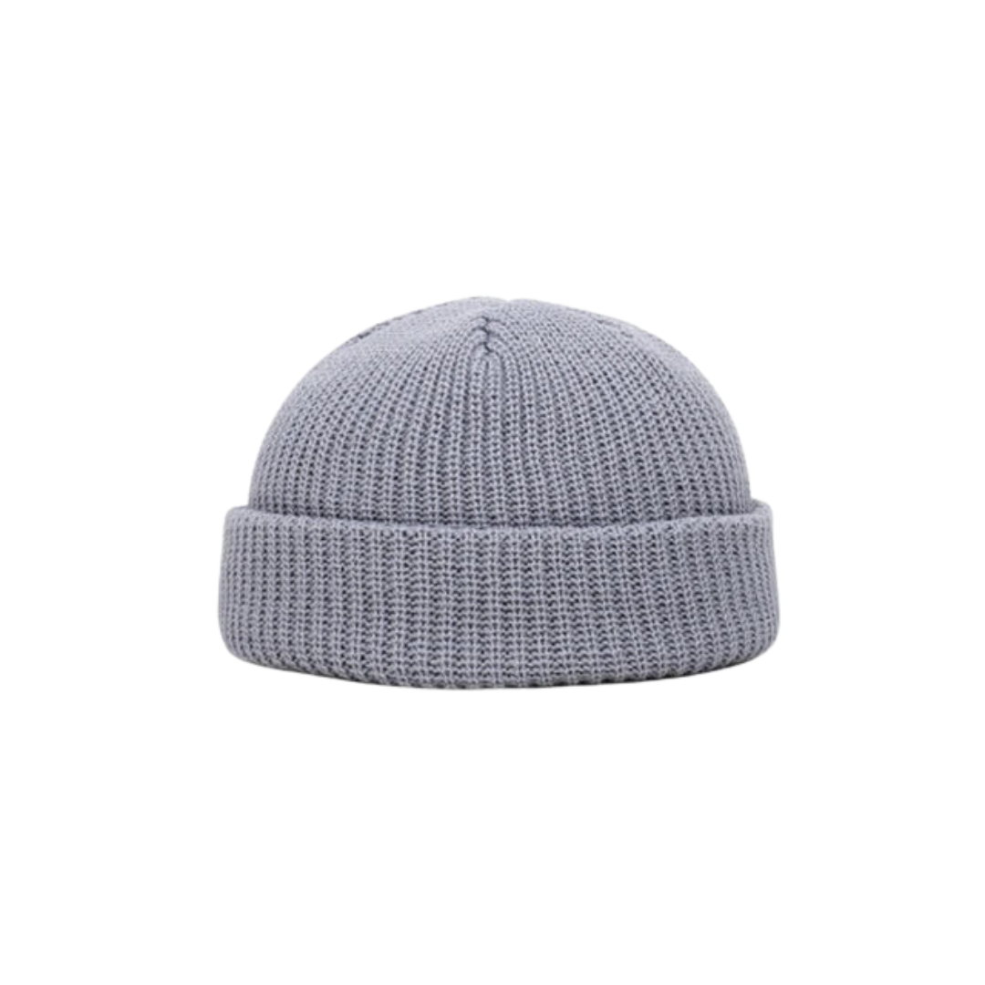 Unisex Solid Knitted Brimless Hat