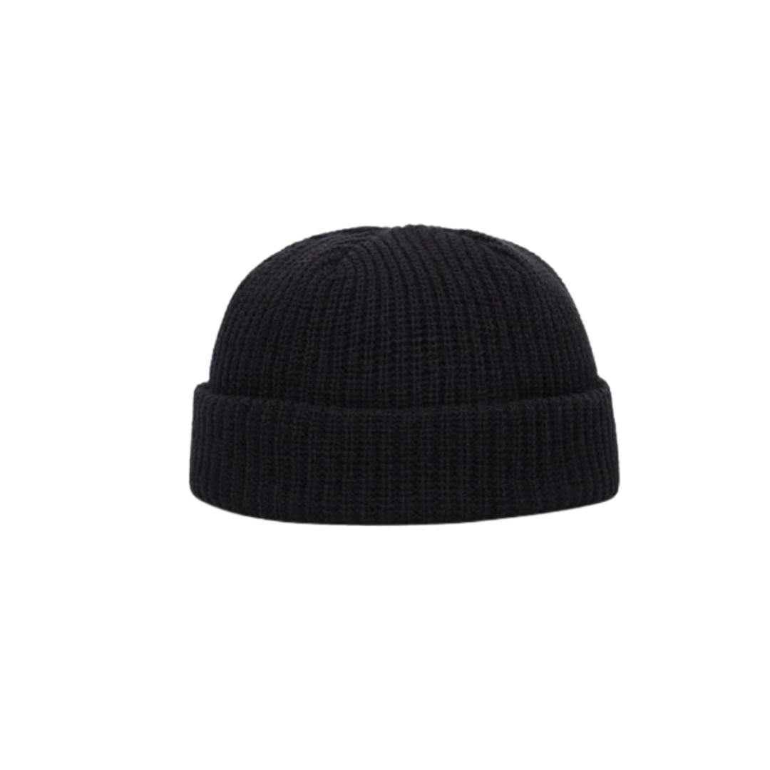 Unisex Solid Knitted Brimless Hat