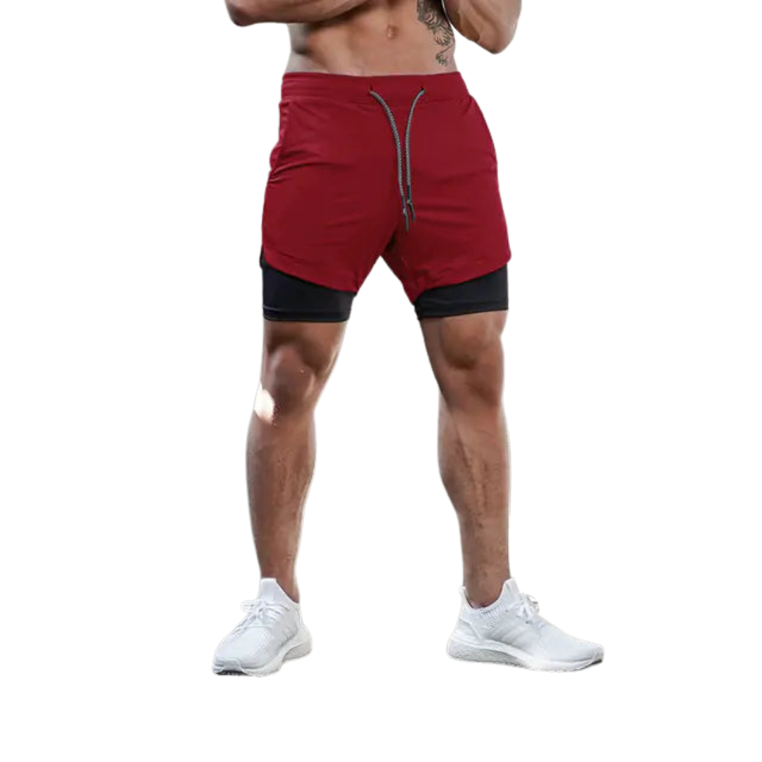 Sport Shorts for Men: Two-in-one