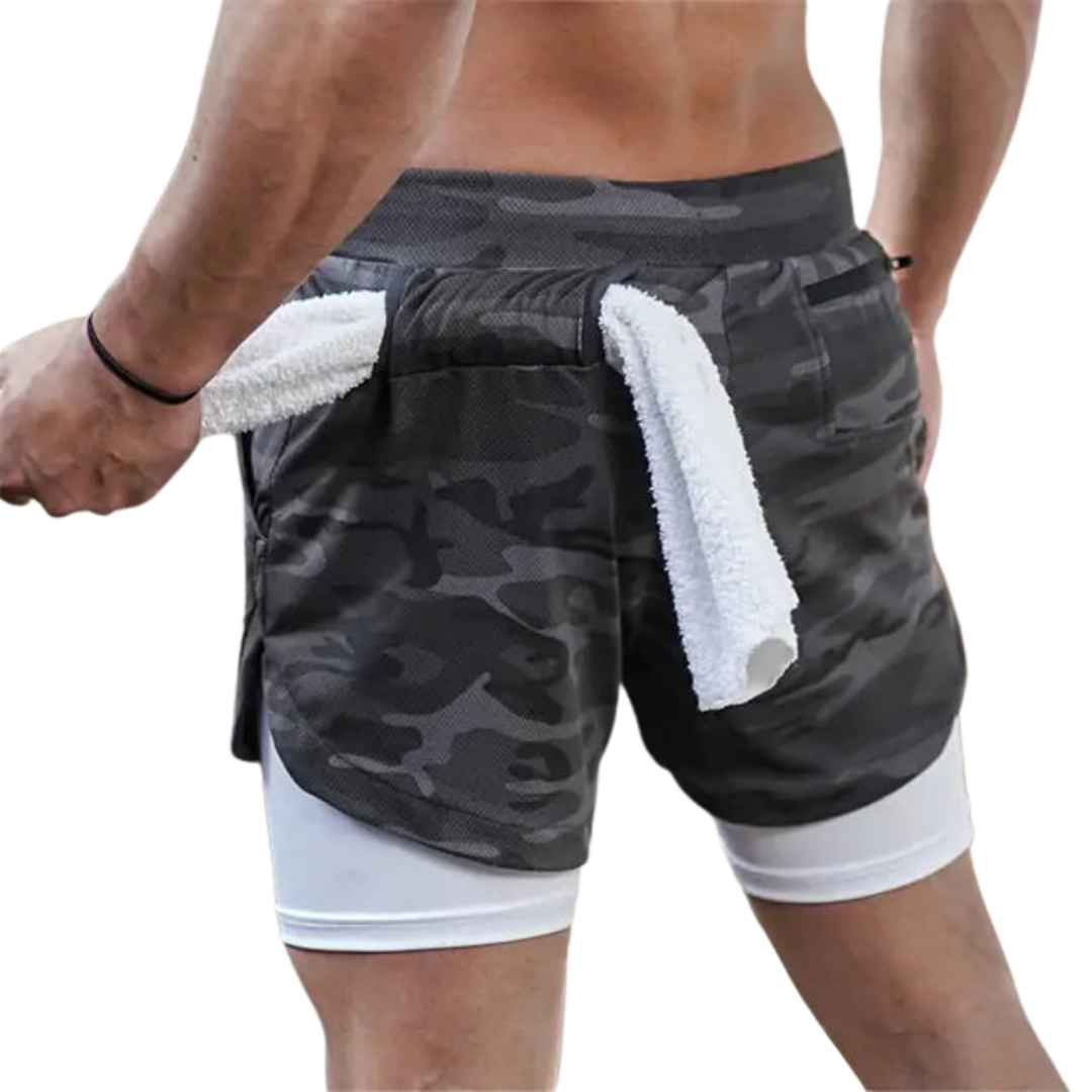 Sport Shorts for Men: Two-in-one